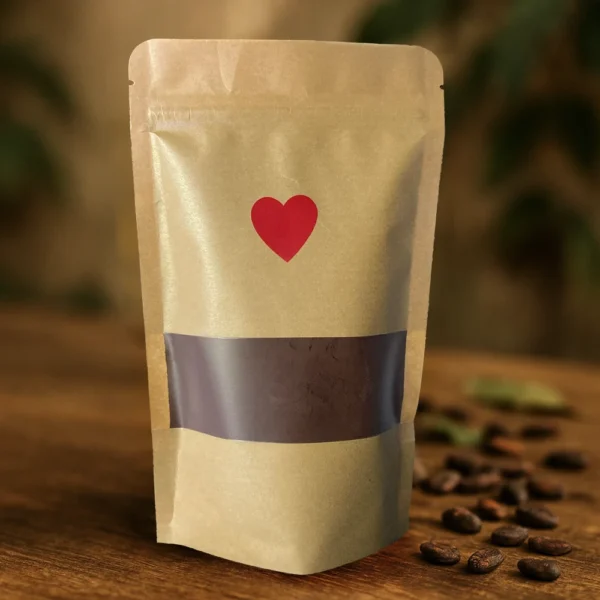 Premium Dutch-processed cocoa powder 150g resealable pouch for hot chocolate and baking